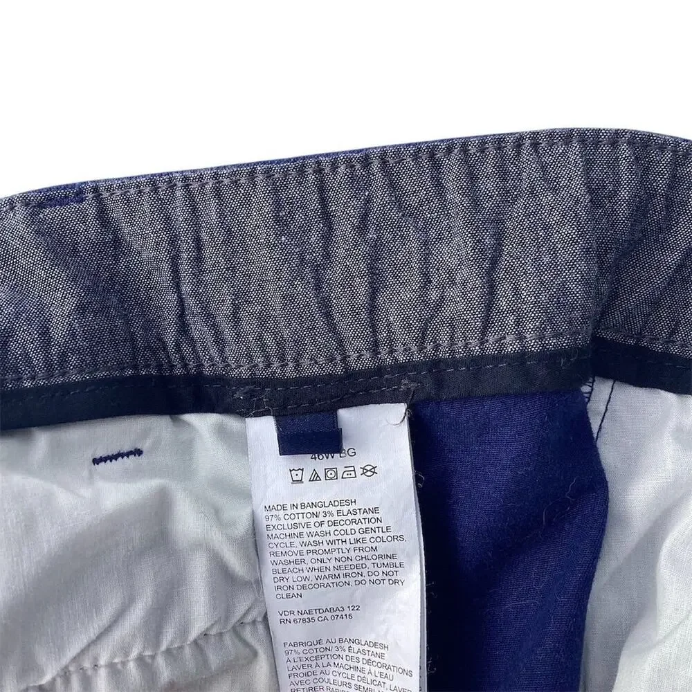 Nautica Men's Blue Paisley Bermuda Shorts‎ Size 46 W